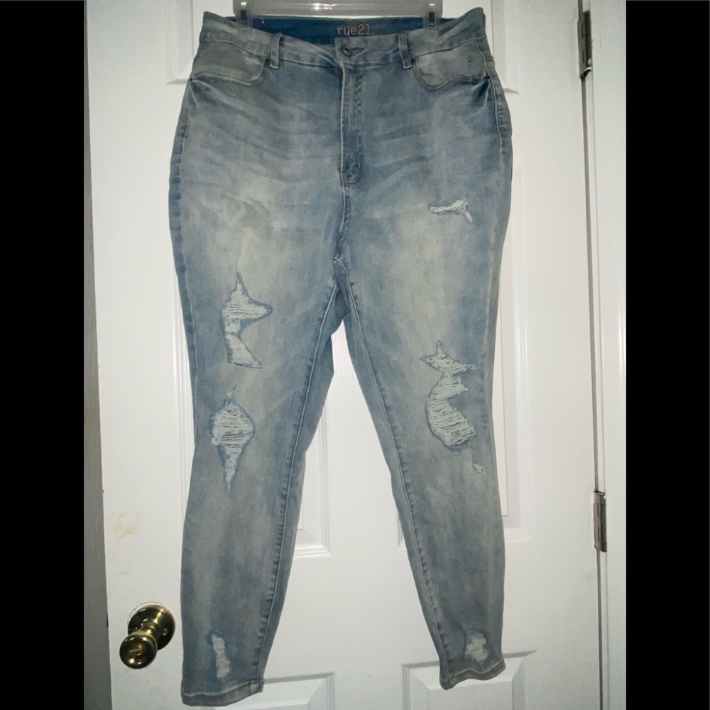 Rue 21 Curvy High Rise Ankle Jeggings